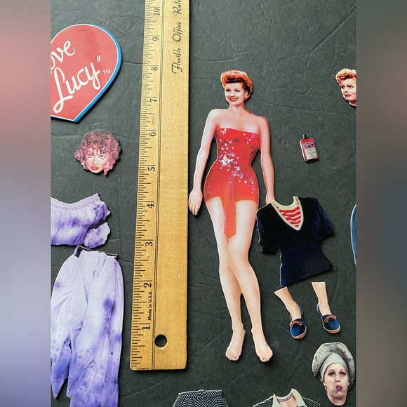 I Love Lucy Paper Doll Magnetic Magnets fridge Mix and Match - Picture 15 of 15